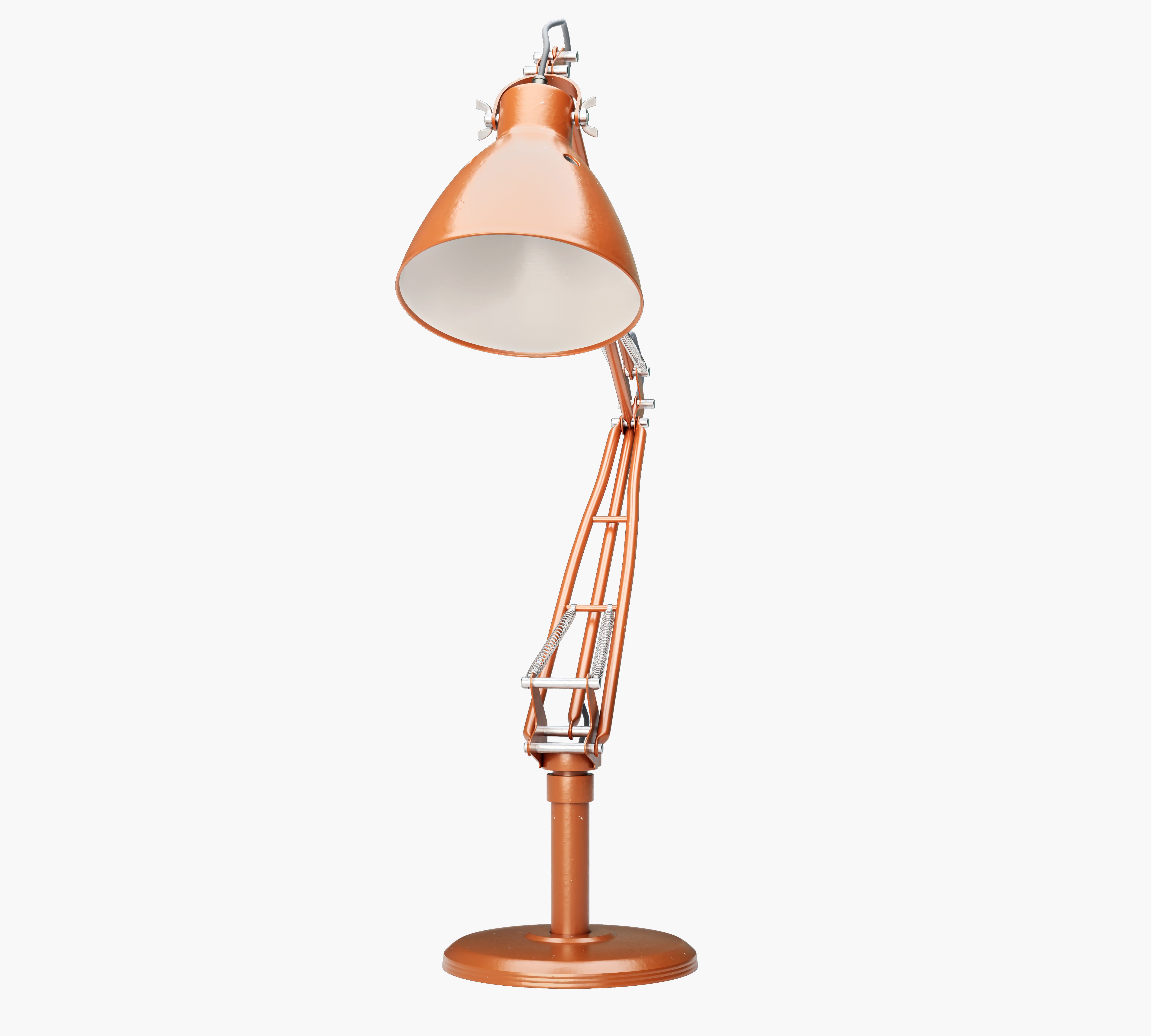 Vintage Desk Lamp 3D model_13