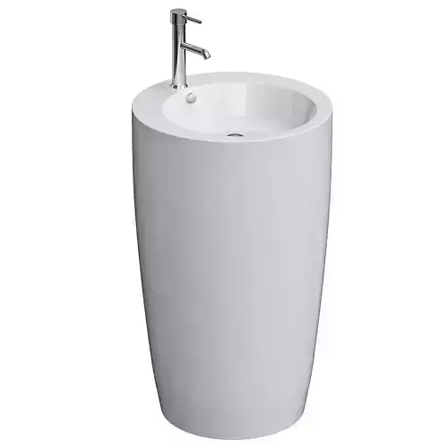 SantiLine pedestal bathroom sink