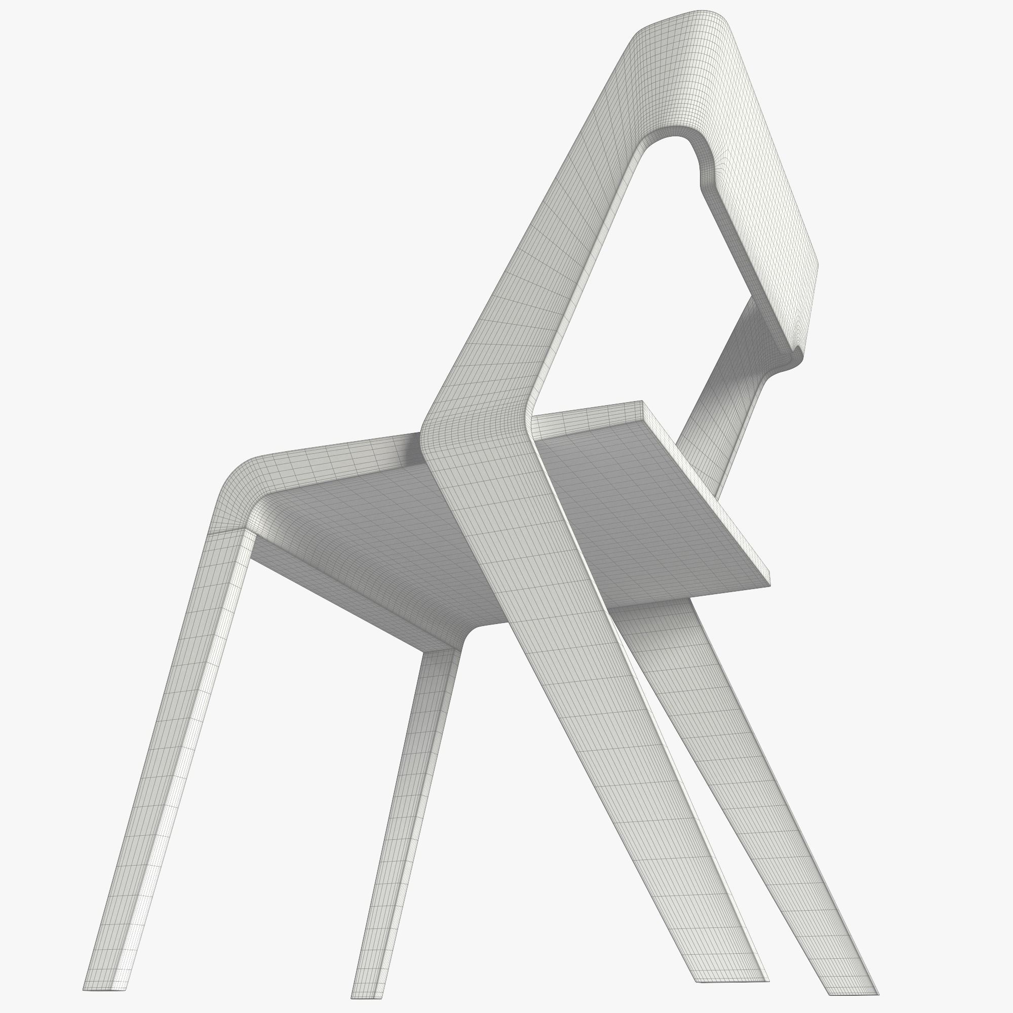 Modern chair 3D model_8