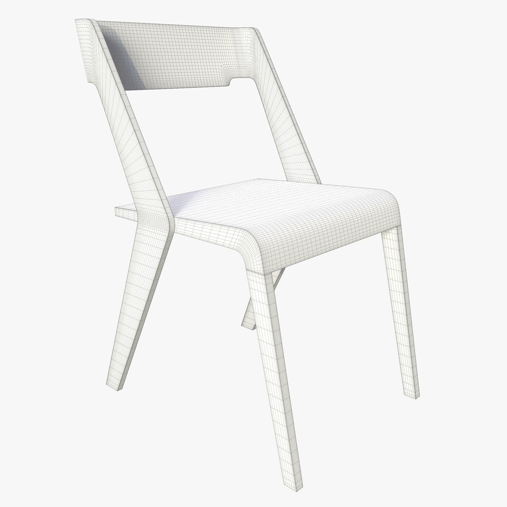 Modern chair 3D model_6
