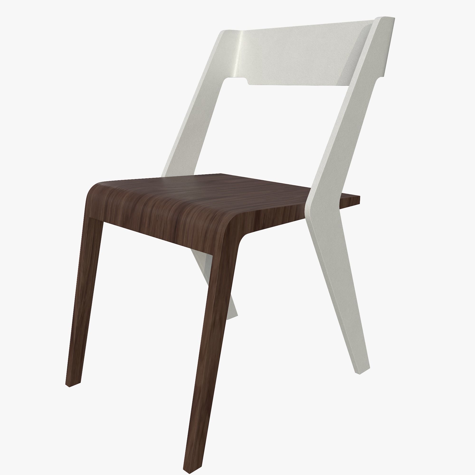 Modern chair 3D model_1