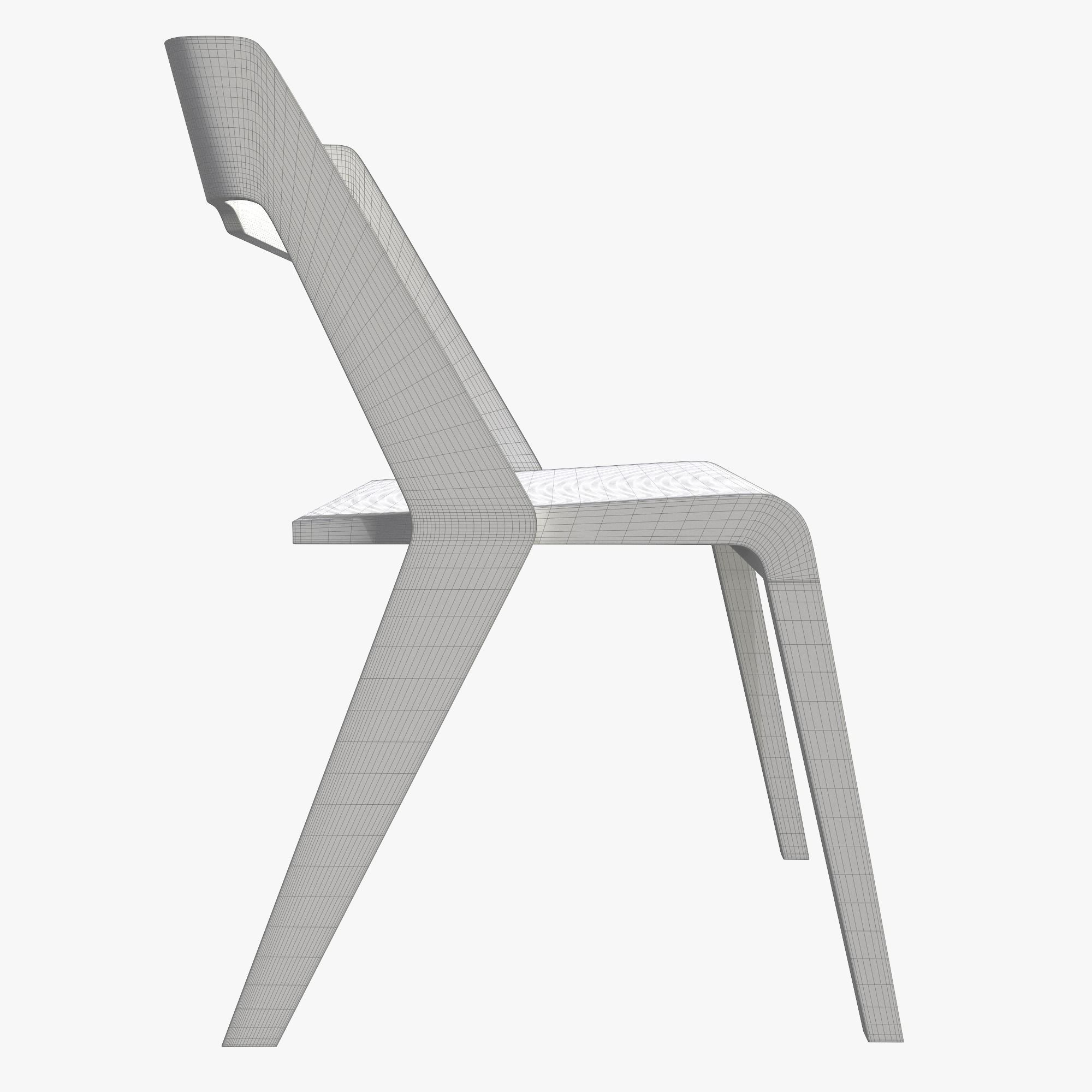Modern chair 3D model_7