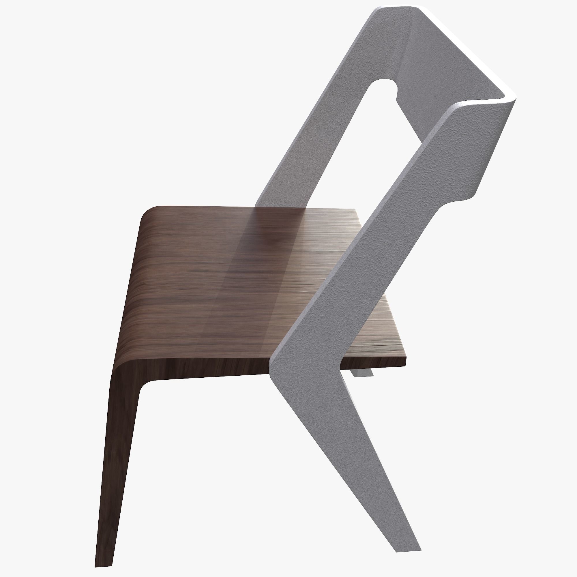 Modern chair 3D model_4