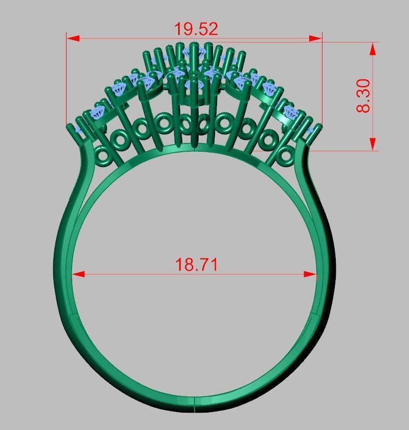 Ring 3D model 0271 3D printable model  3D print model_9