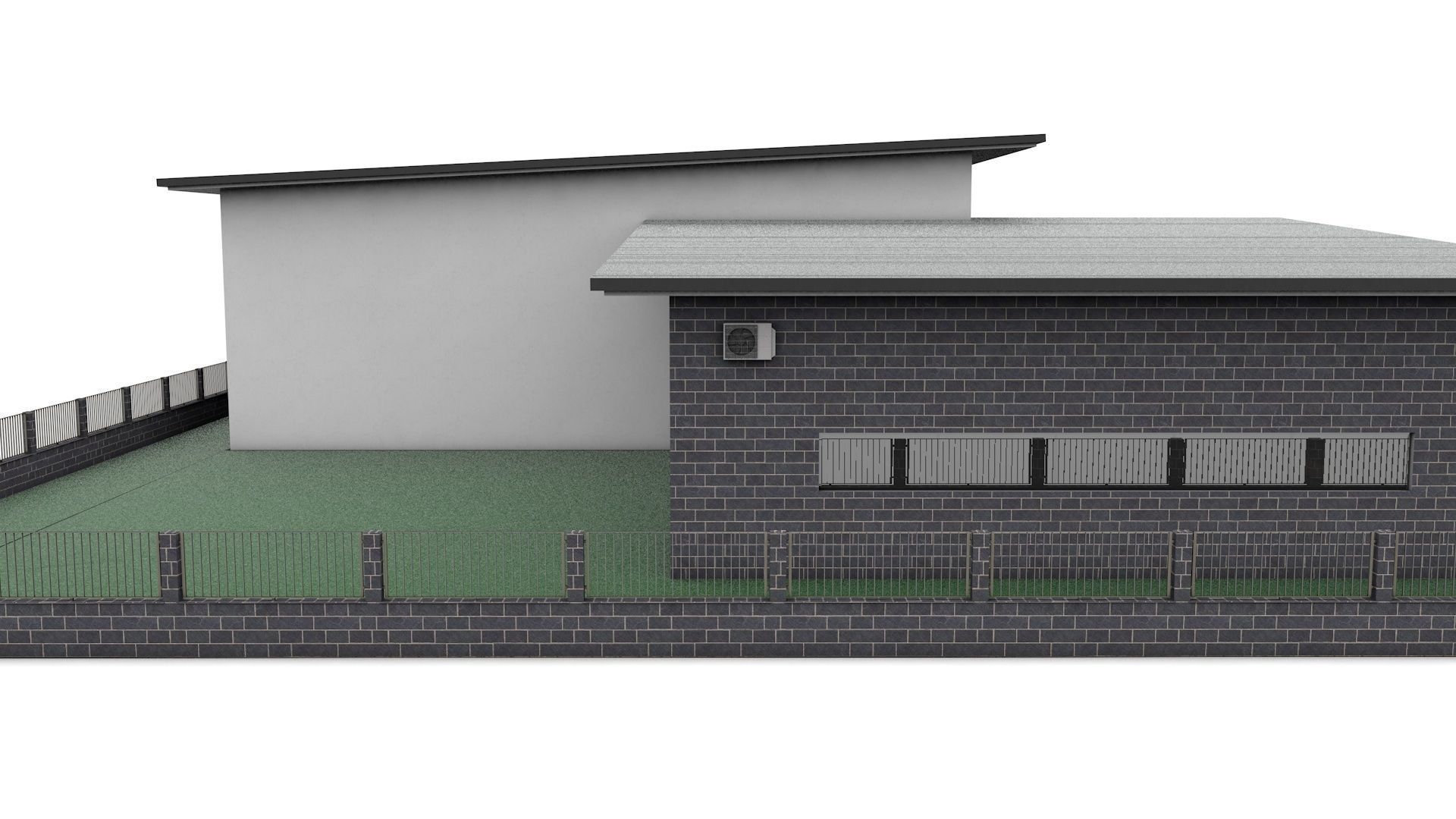 Fire station 3D model_3