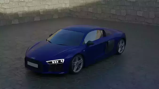 Audi R8 V10 Plus 3D model