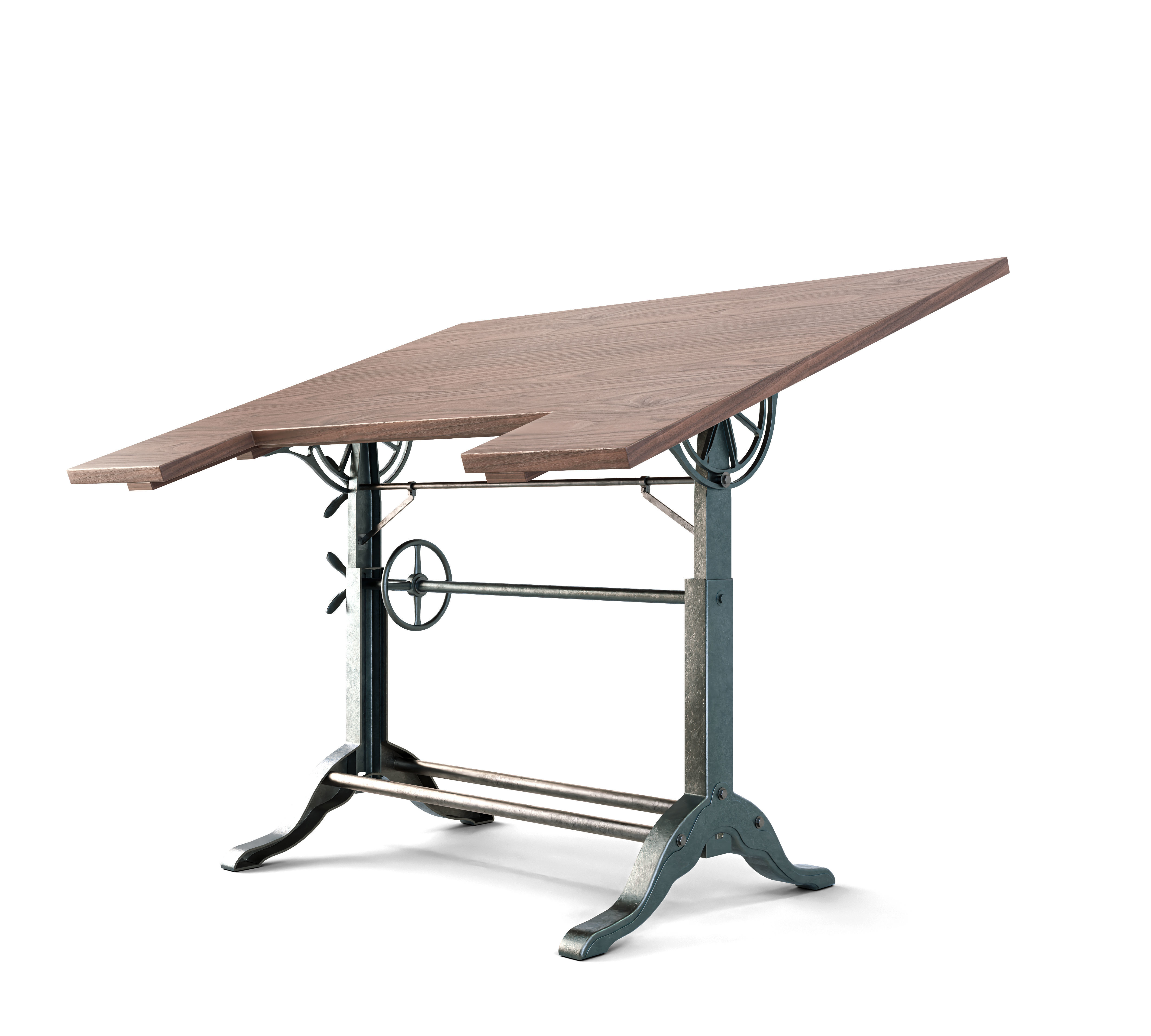 Vintage Drawing Table 3d Model Cgtrader