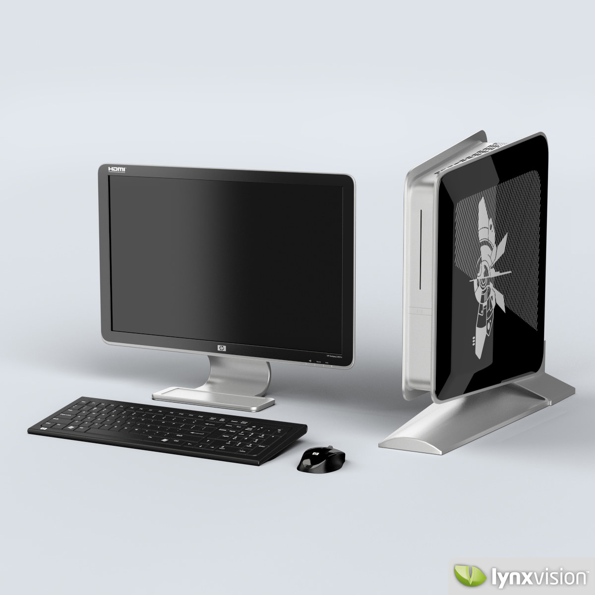 HP Firebird - Voodoo PC 3D model_1