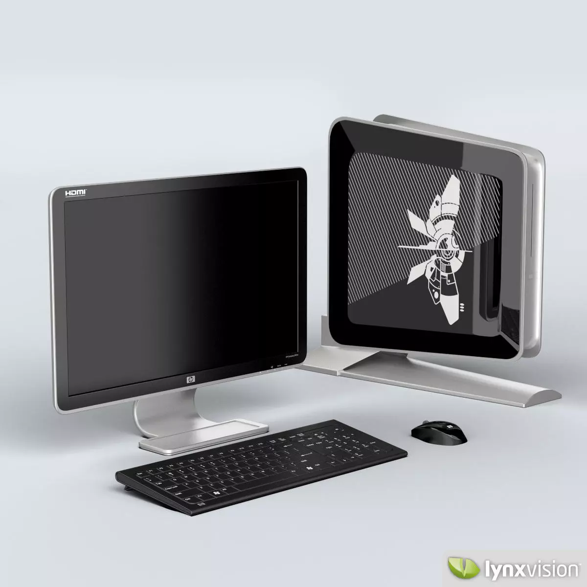 HP Firebird - Voodoo PC 3D model_0