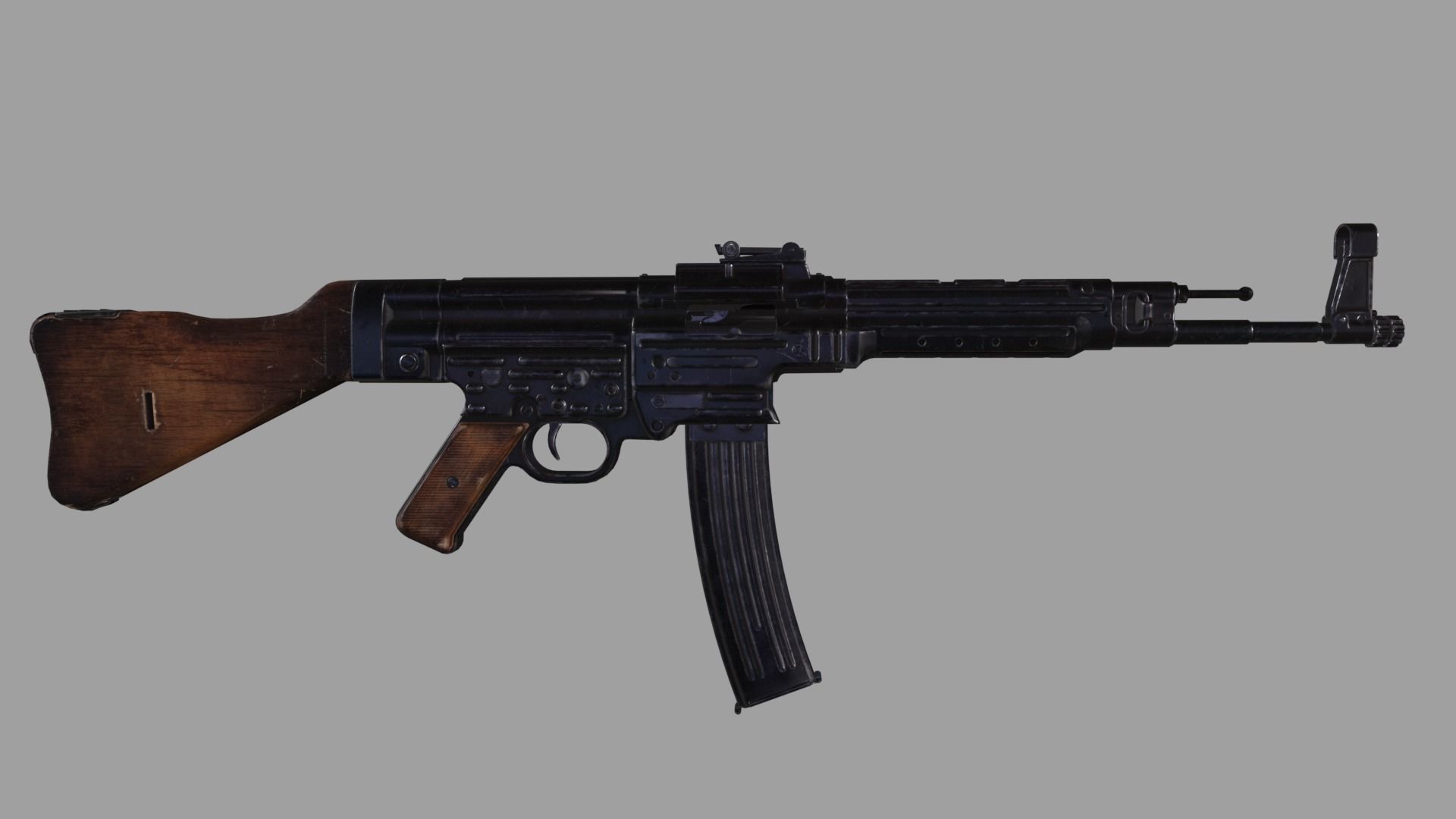 WWII StG 44 Low-poly 3D model_3