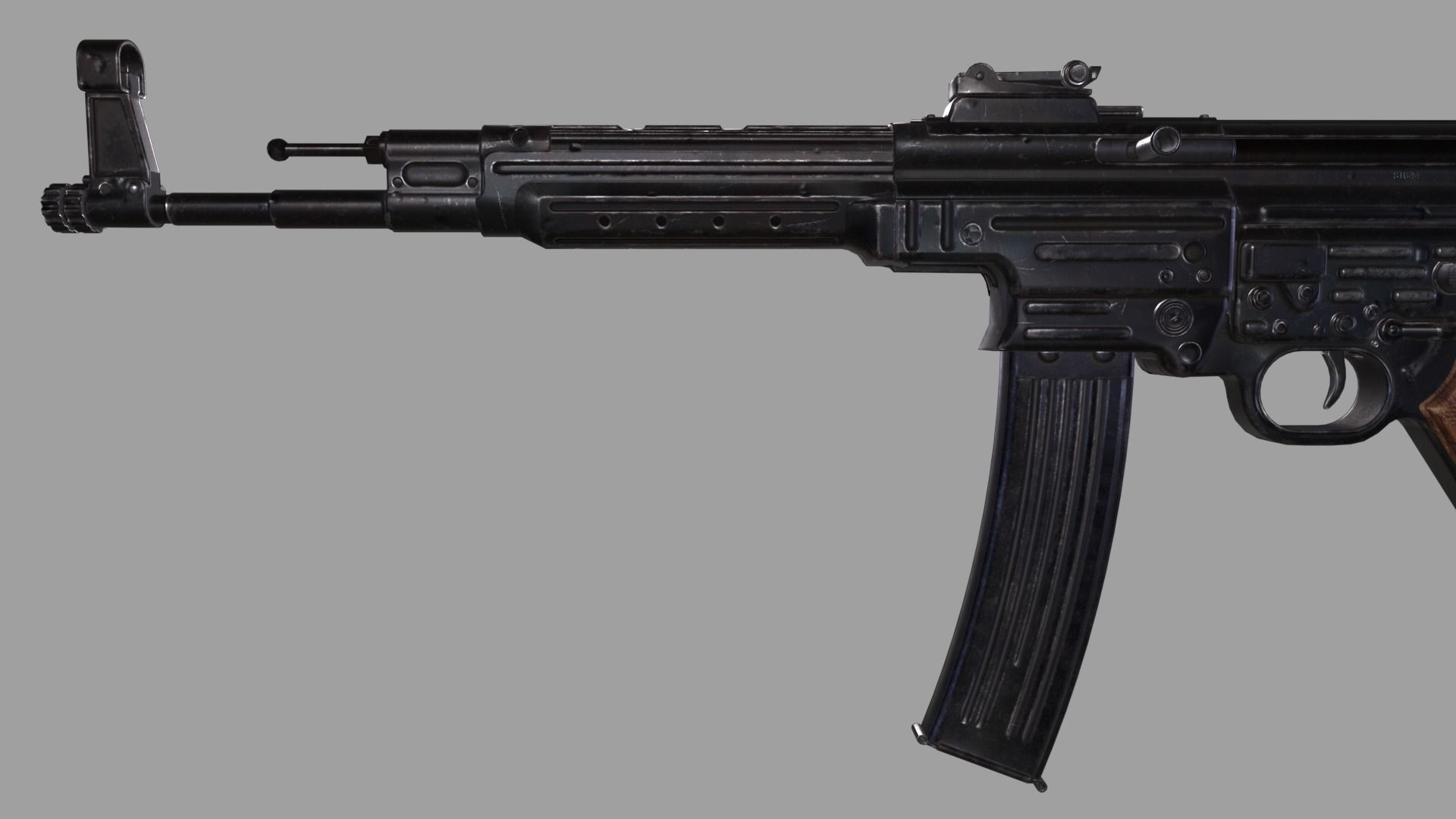 WWII StG 44 Low-poly 3D model_6