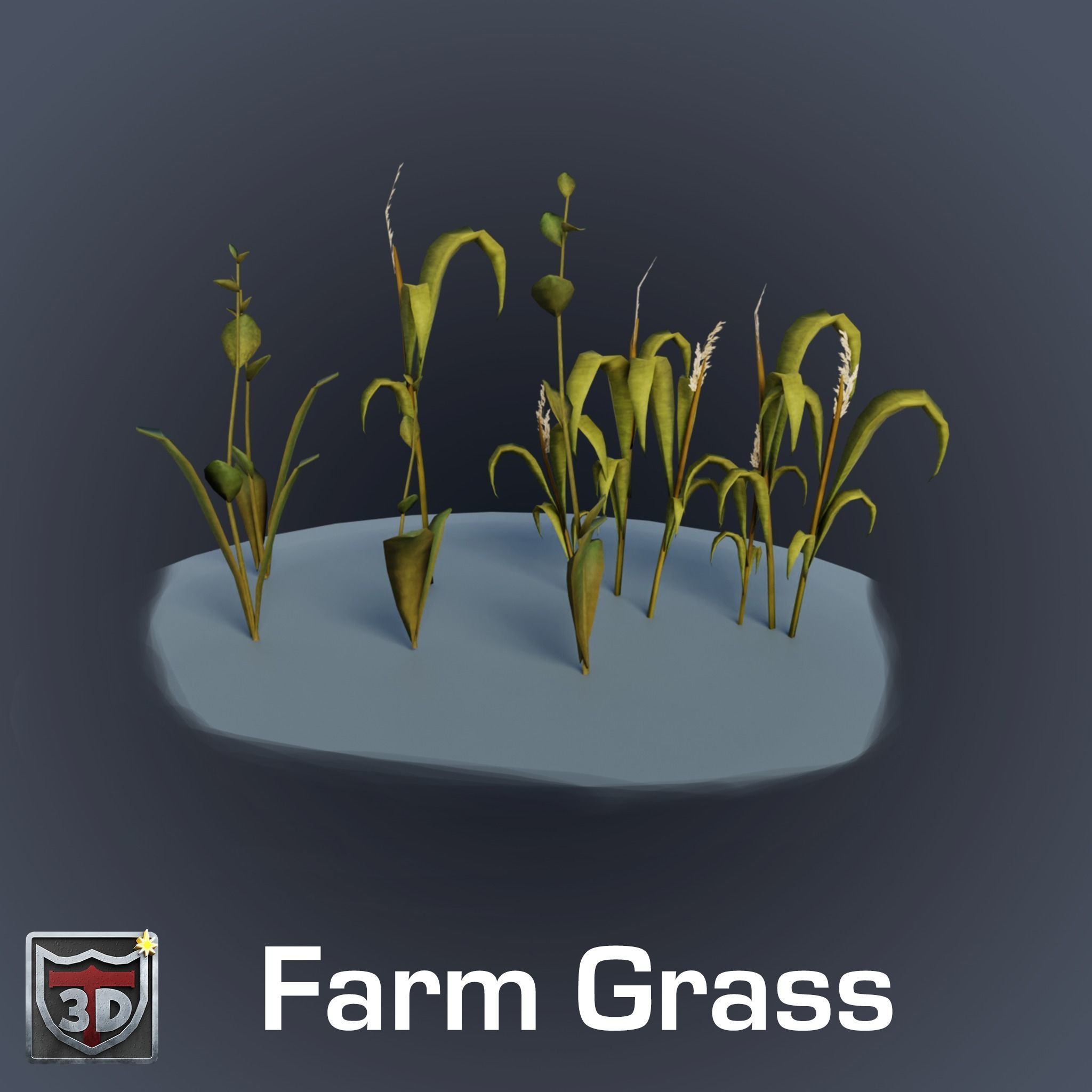 Blender 3 UE5 Stylized Foliage Guide Environment Scene 3D model_6