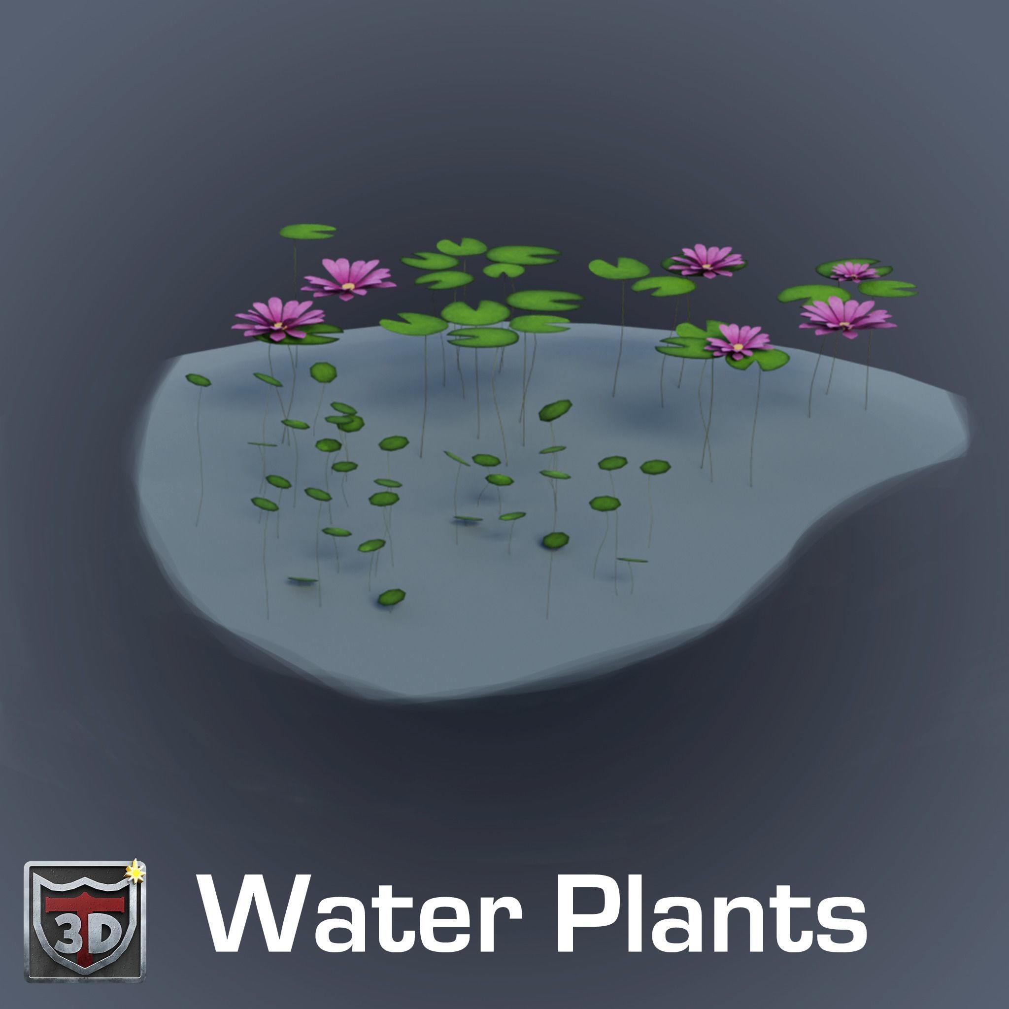 Blender 3 UE5 Stylized Foliage Guide Environment Scene 3D model_7