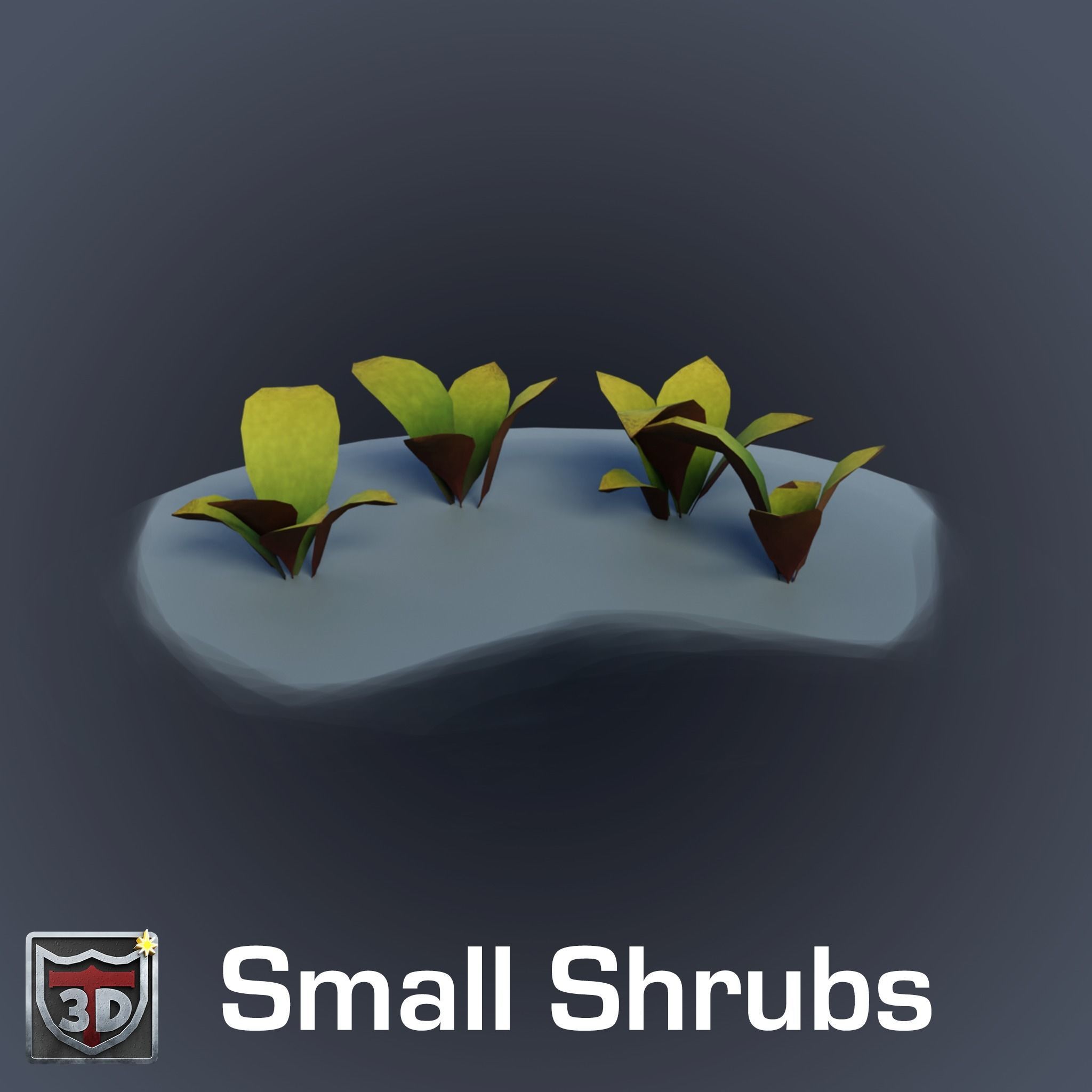 Blender 3 UE5 Stylized Foliage Guide Environment Scene 3D model_10