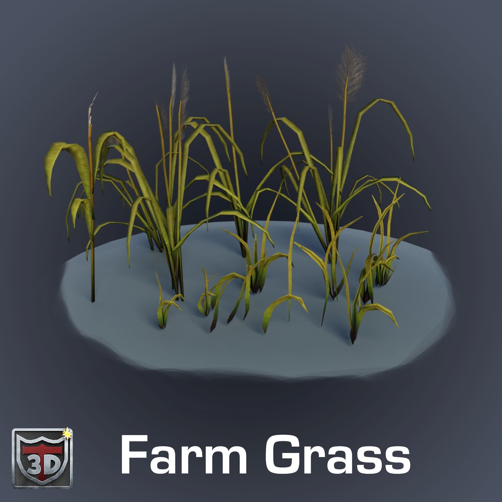 Blender 3 UE5 Stylized Foliage Guide Environment Scene 3D model_11