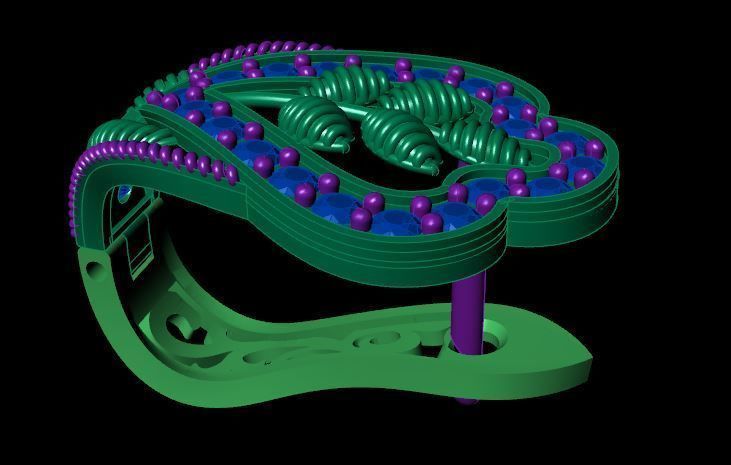 Earrings 3D print model_5