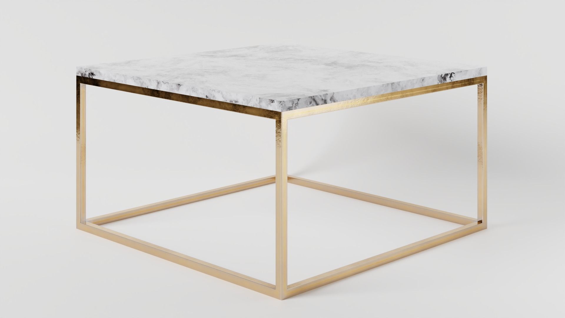 Marble Coffee Table 3D model_1