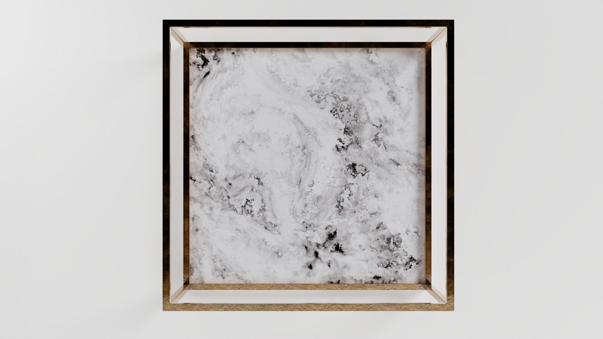 Marble Coffee Table 3D model_4