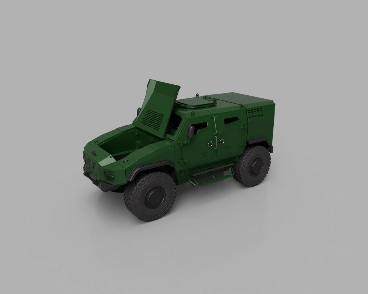 Zetor GERLACH 3Dprint ready 3D print model_10