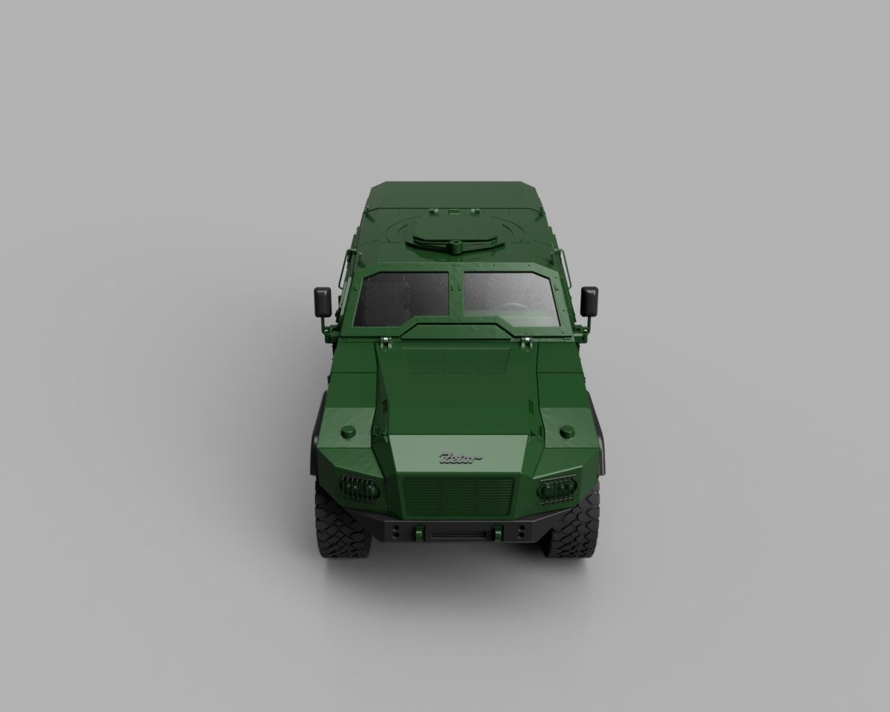 Zetor GERLACH 3Dprint ready 3D print model_8