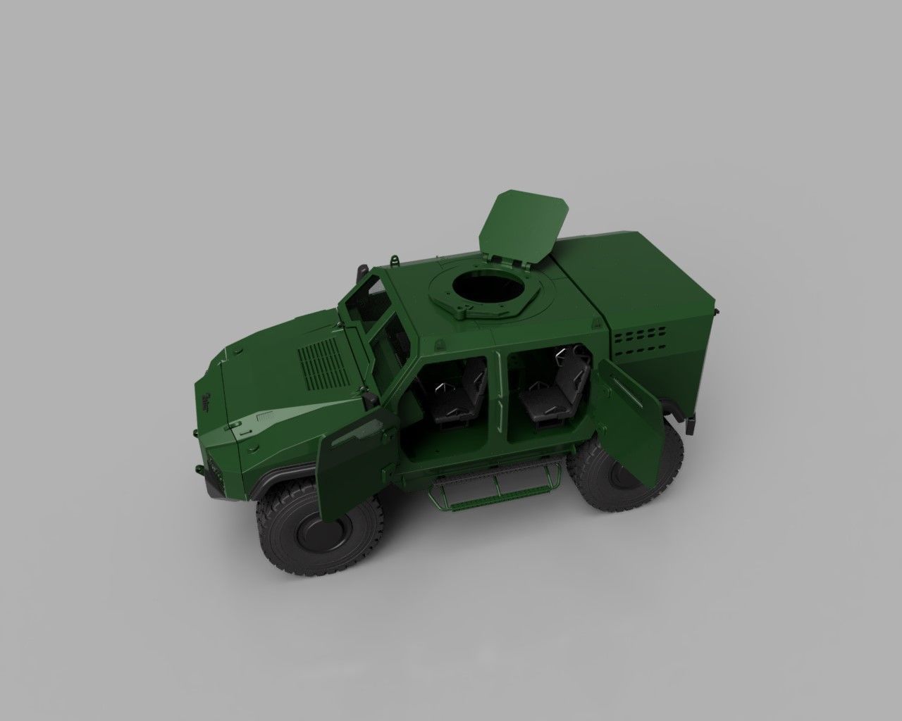 Zetor GERLACH 3Dprint ready 3D print model_2