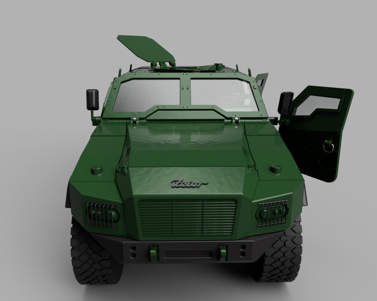 Zetor GERLACH 3Dprint ready 3D print model_12