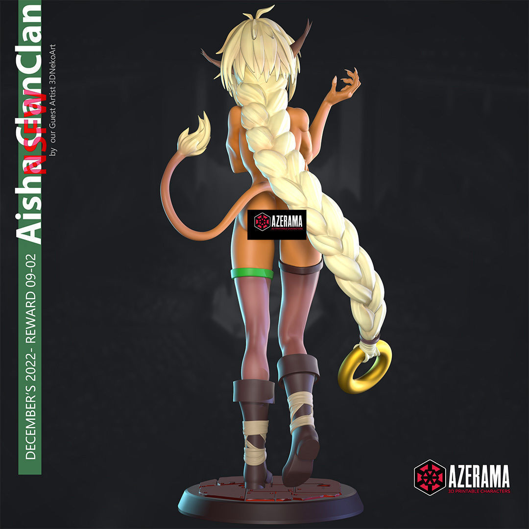 AISHA CLAN-CLAN NSFW STL READY FOR 3D PRINTING 3D print model_4