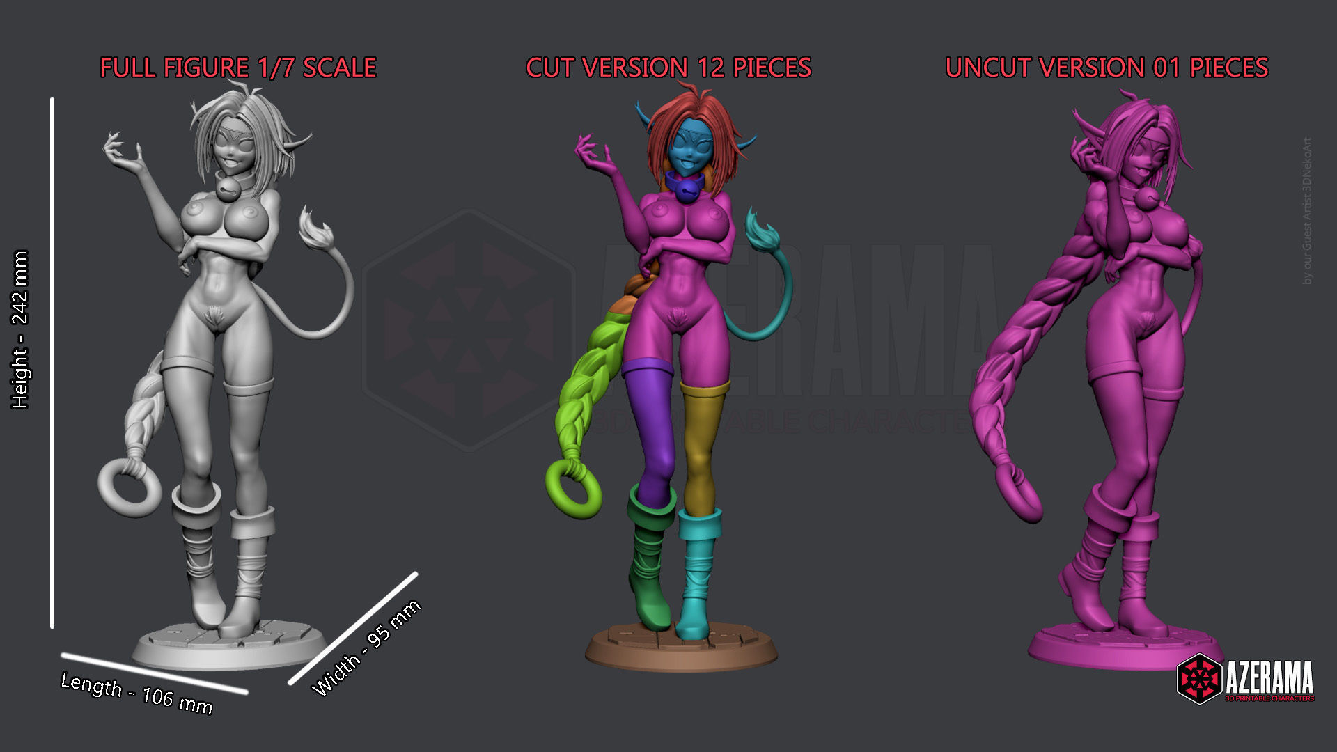 AISHA CLAN-CLAN NSFW STL READY FOR 3D PRINTING 3D print model_5