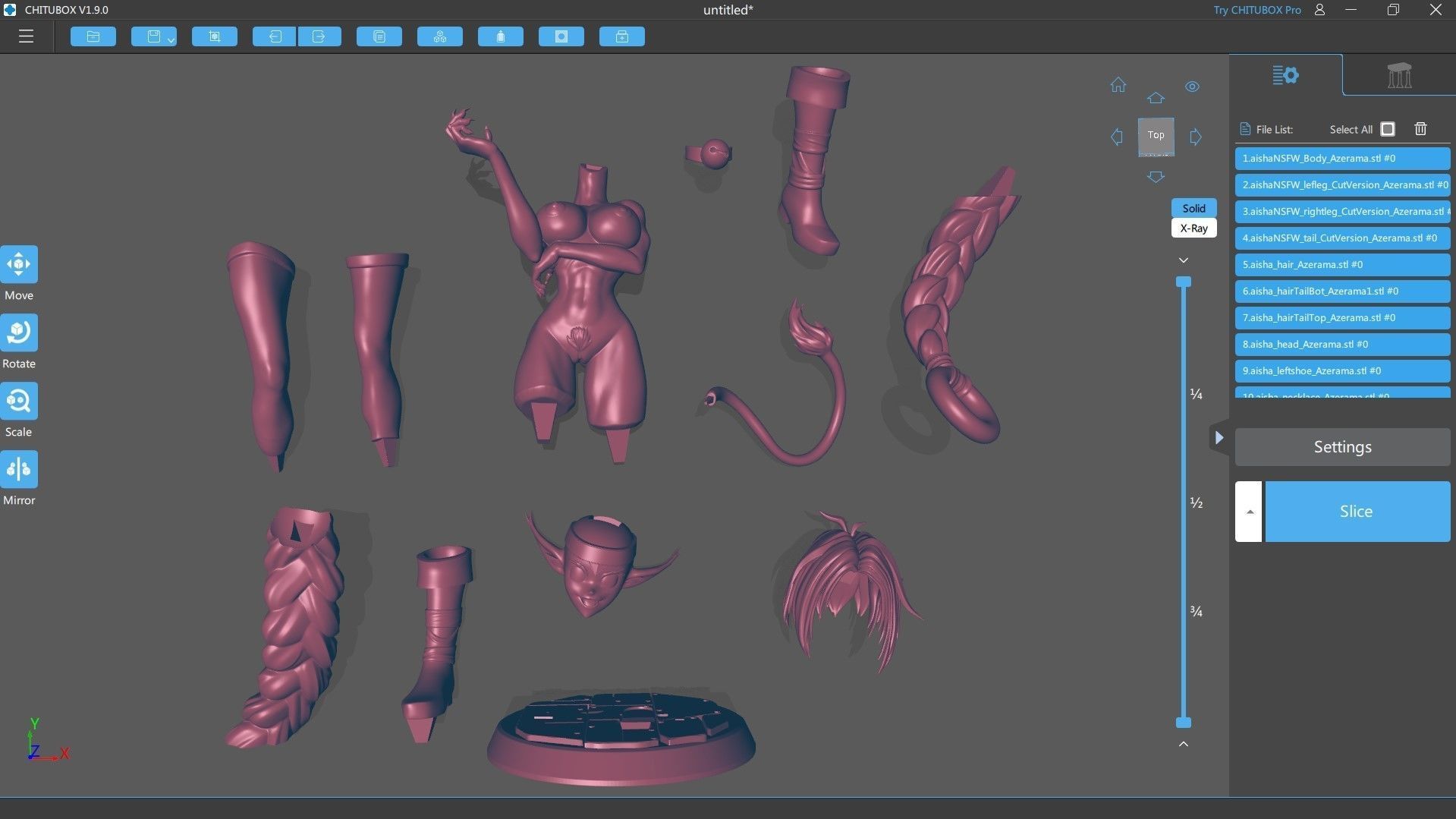 AISHA CLAN-CLAN NSFW STL READY FOR 3D PRINTING 3D print model_3