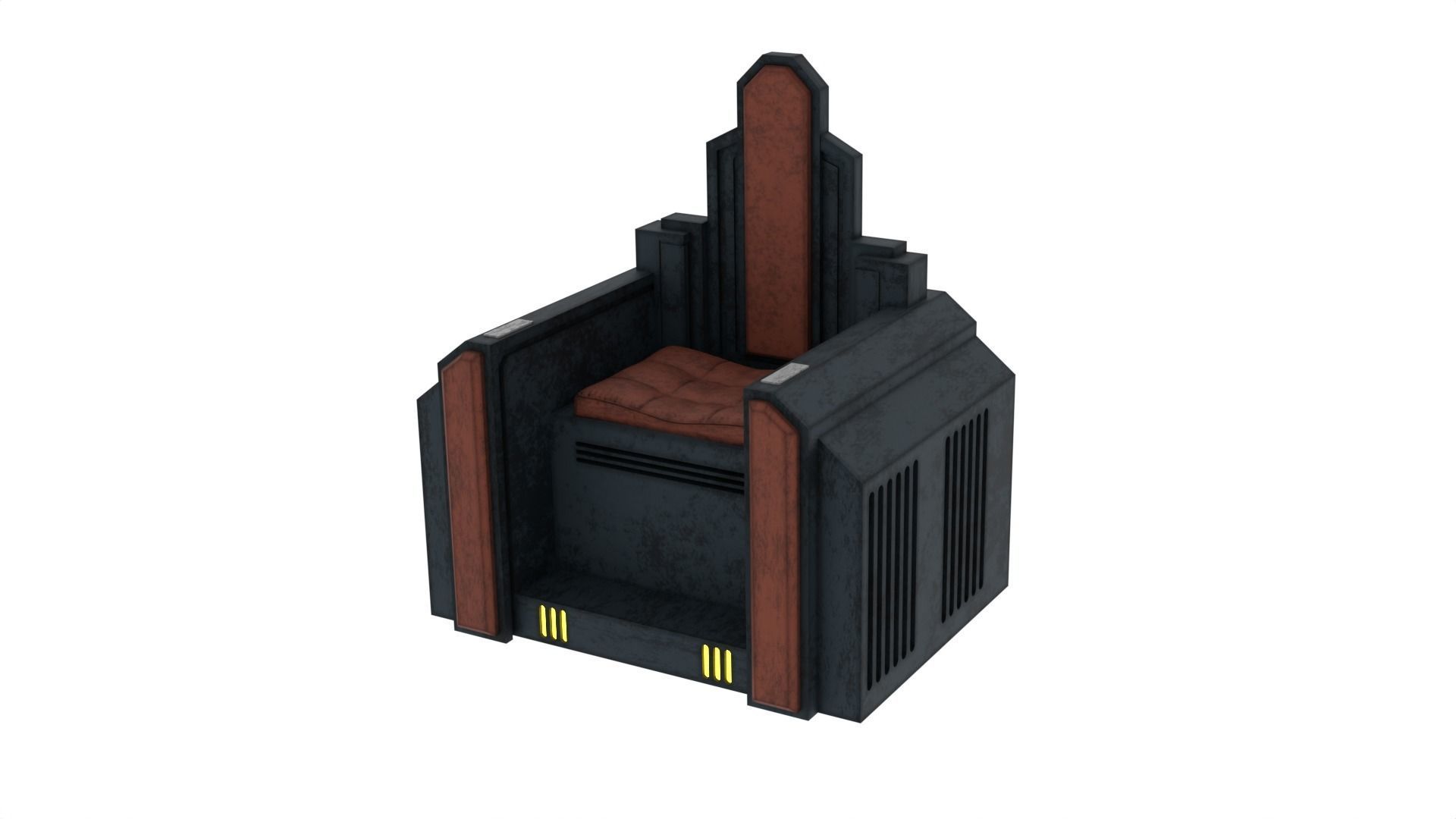 Mandalorian Throne Room 1-12 scale Blackseries 3D print model_8