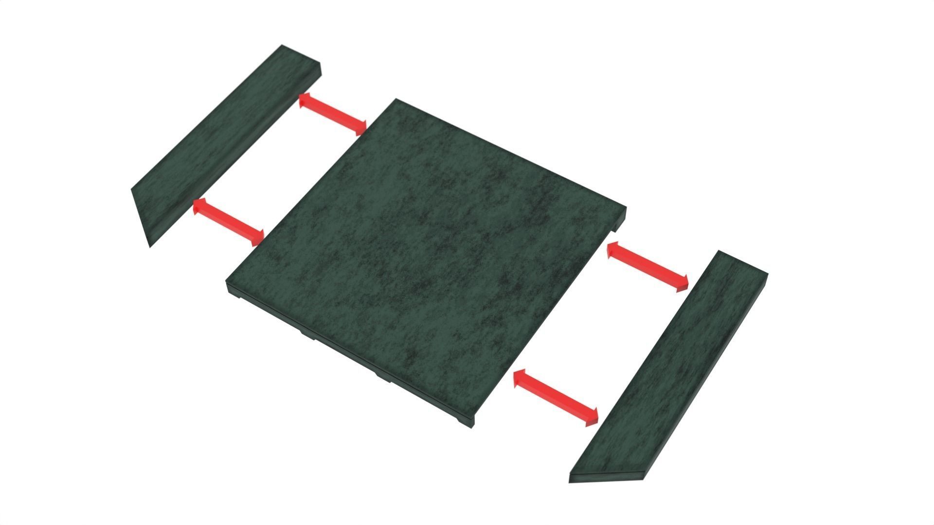 Mandalorian Throne Room 1-12 scale Blackseries 3D print model_19