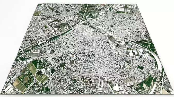 Cityscape Reims France