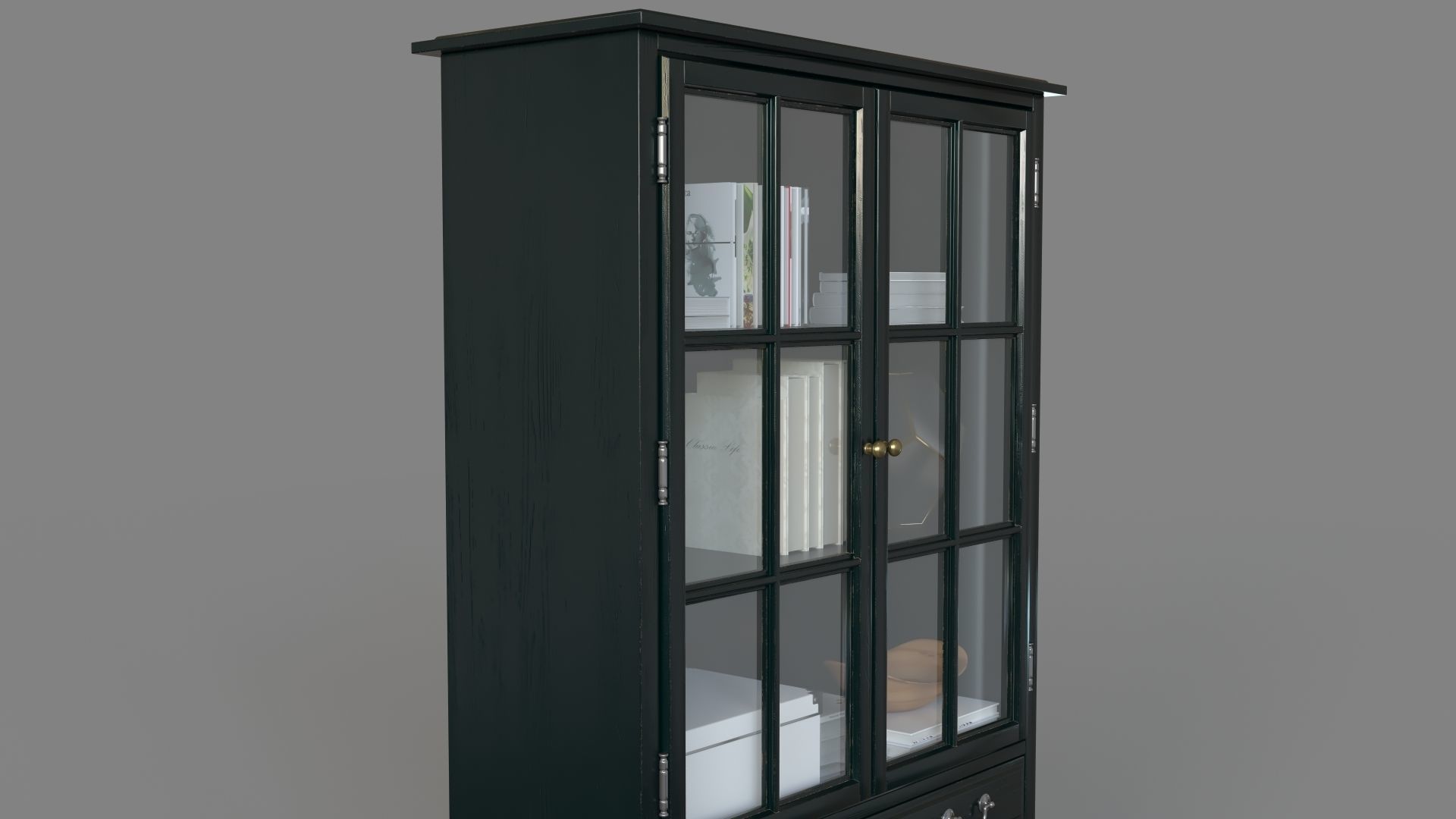 Bronson Bookcase 3D model_3