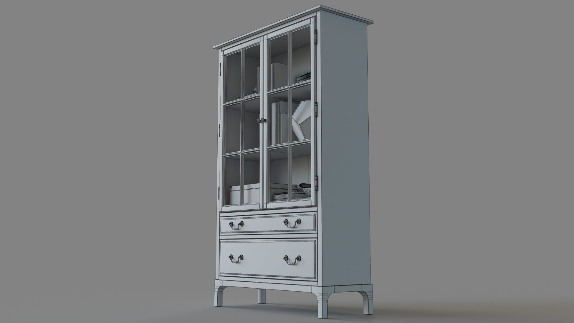 Bronson Bookcase 3D model_6