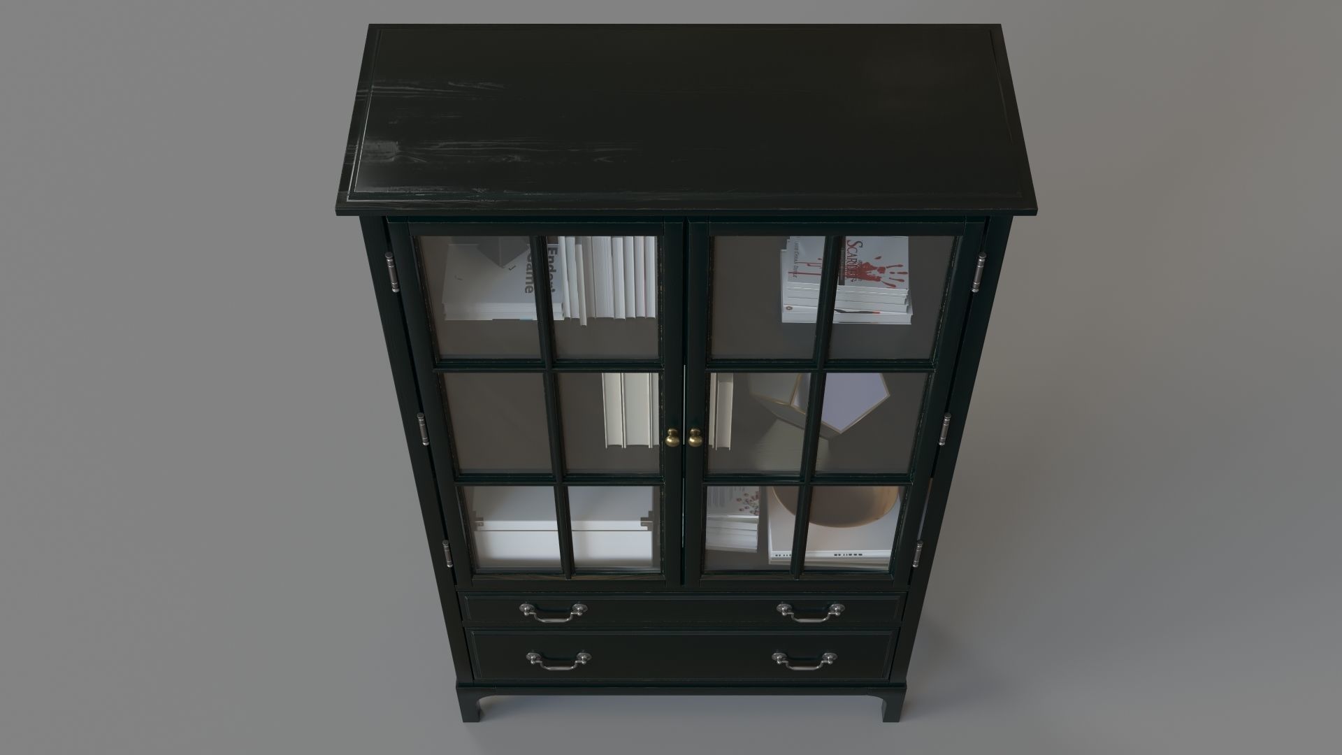 Bronson Bookcase 3D model_4