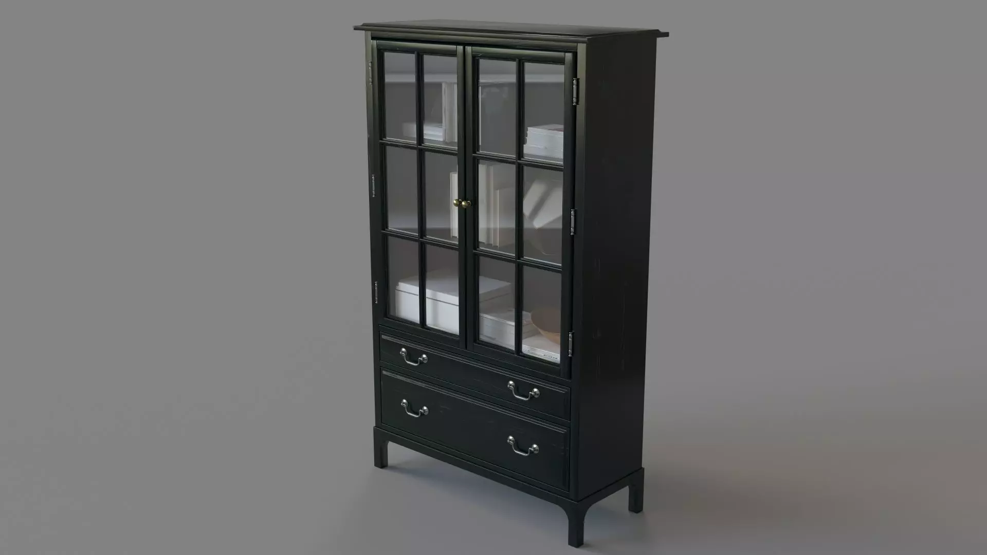 Bronson Bookcase 3D model_0