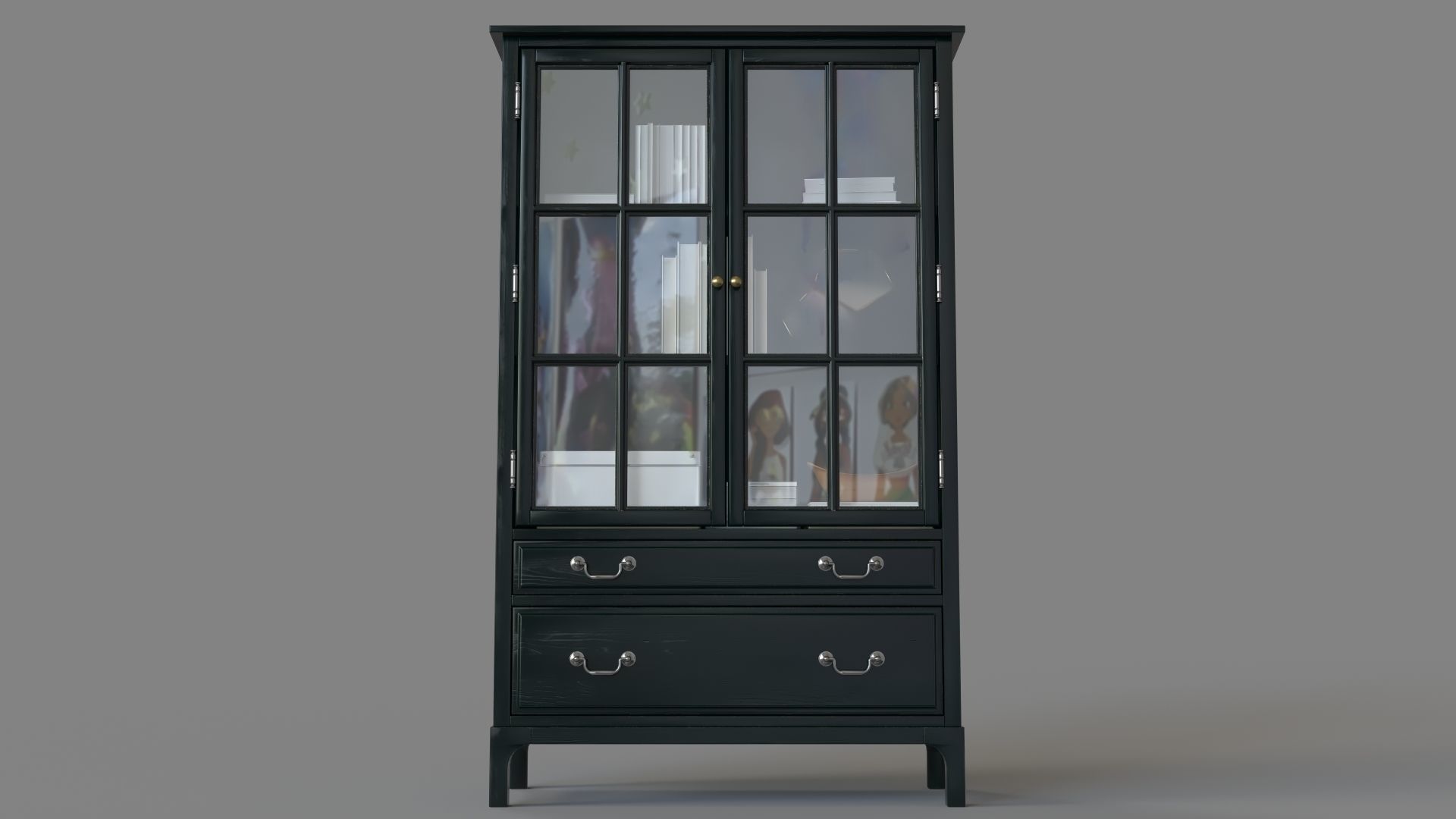 Bronson Bookcase 3D model_1