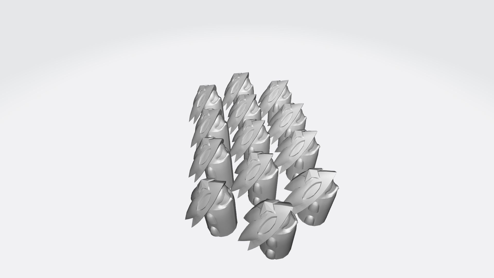 BelleStarmon female anime character holding gun 3D print model_6