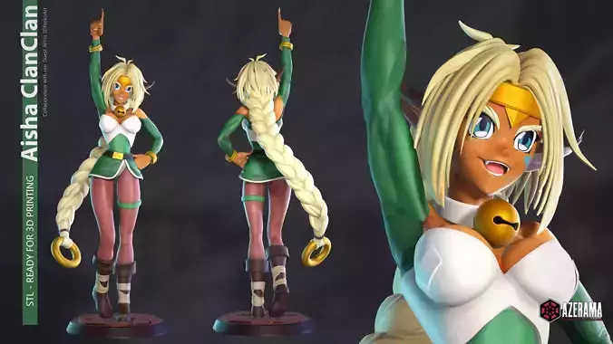 AISHA CLAN-CLAN STL READY FOR 3D PRINTING 3D print model
