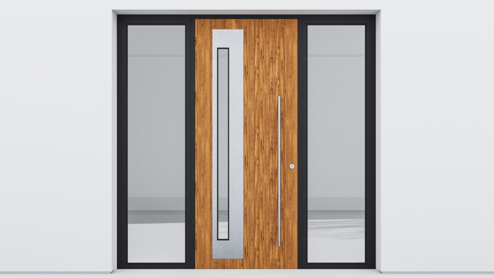 Aluminium door 102 3D model_2