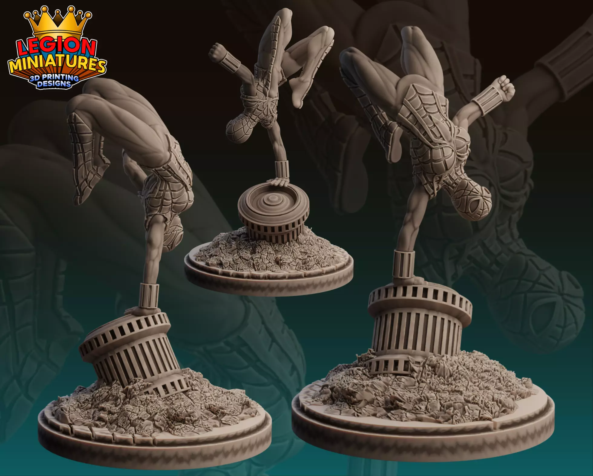 Marvel crisis protocol spidergirl presupported included 3D print model