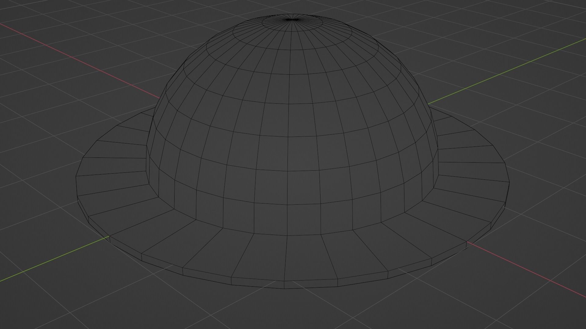 Luffys Hat Low-poly 3D model_3