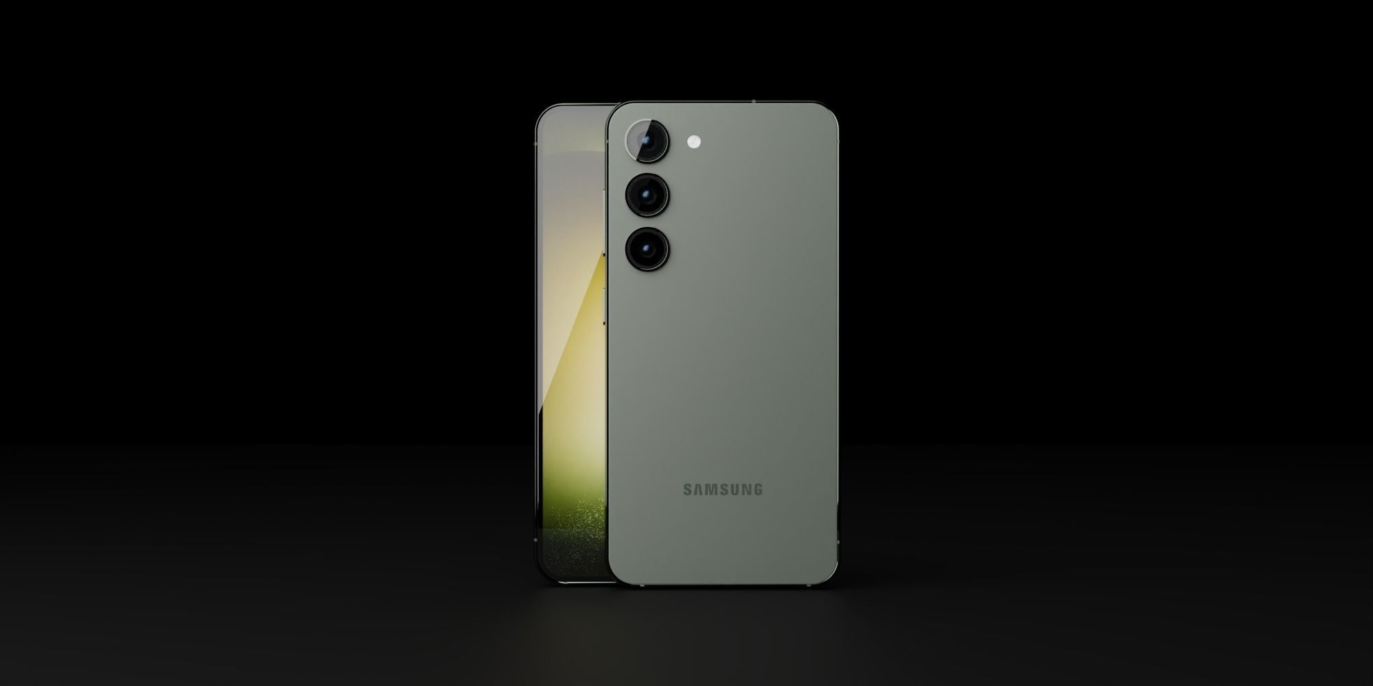 Samsung Galaxy S23 in Official Design Low-poly 3D model_3