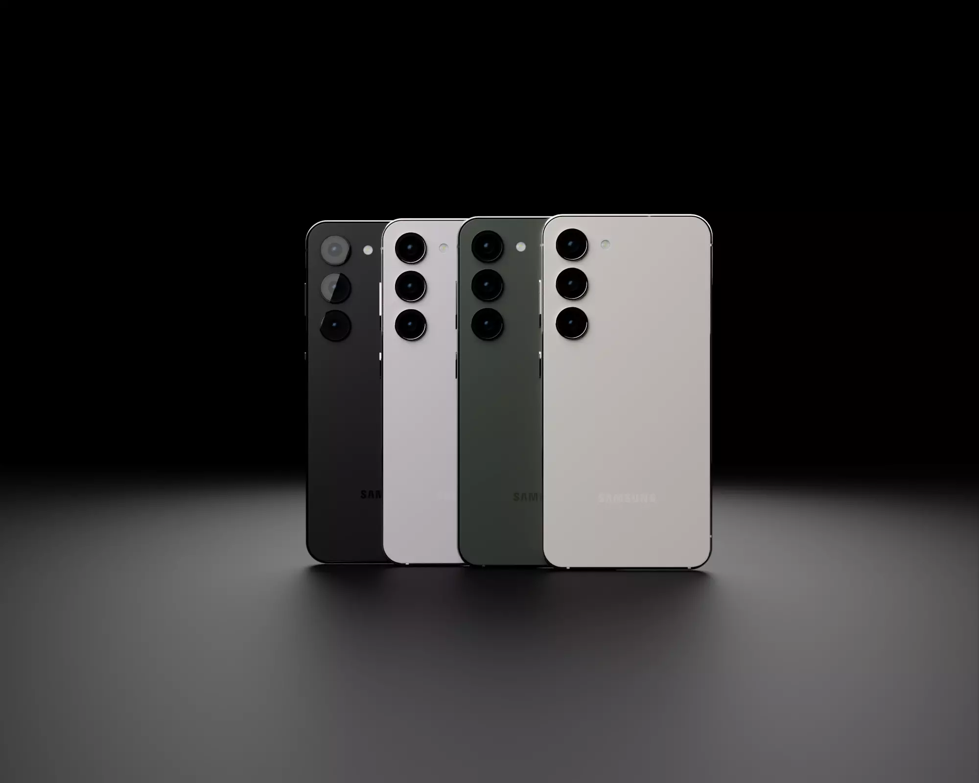 Samsung Galaxy S23 in Official Design Low-poly 3D model_0