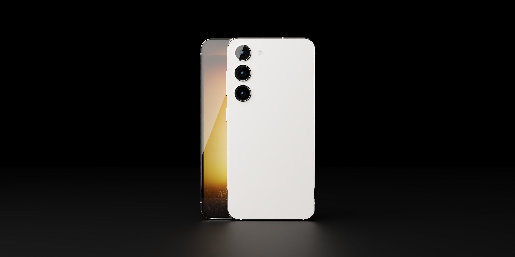 Samsung Galaxy S23 in Official Design Low-poly 3D model_2