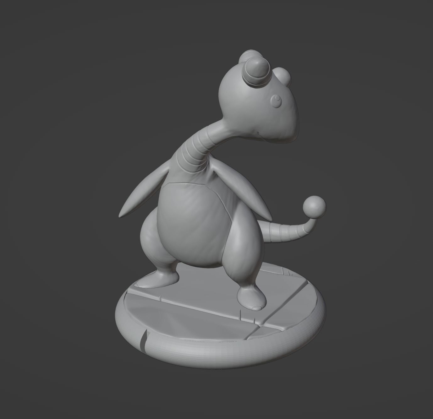 Ampharos pokemon 3D print model 3D print model_6