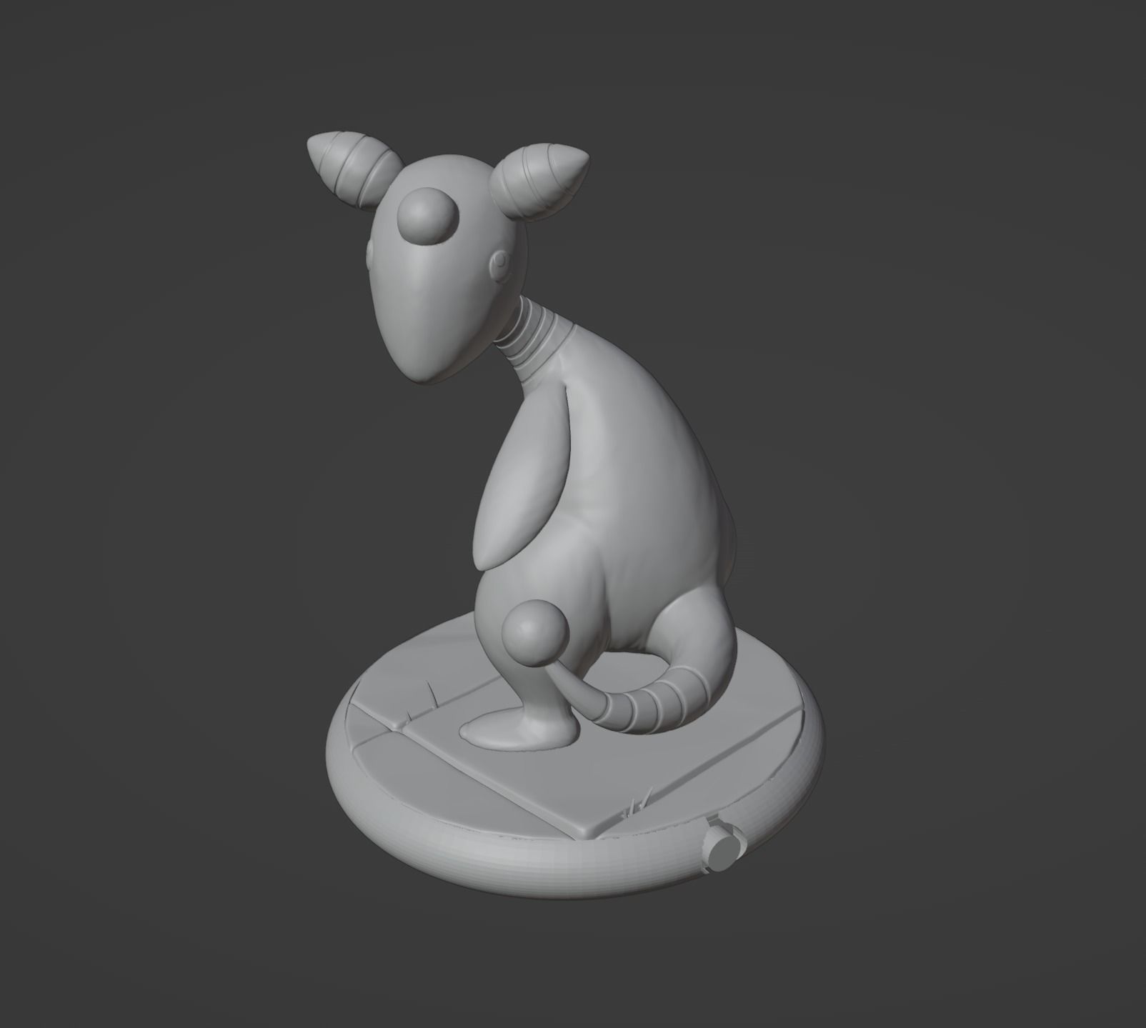 Ampharos pokemon 3D print model 3D print model_4