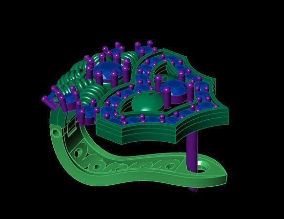 Earrings 3D print model_5