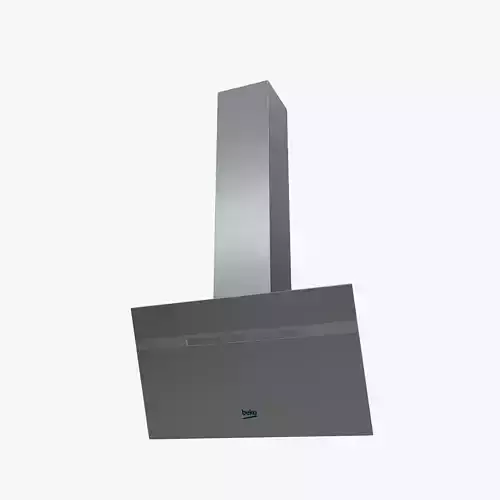 Hood Beko HCA92741W Silver 3D Model