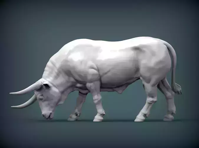Texas Longhorn 3D print model